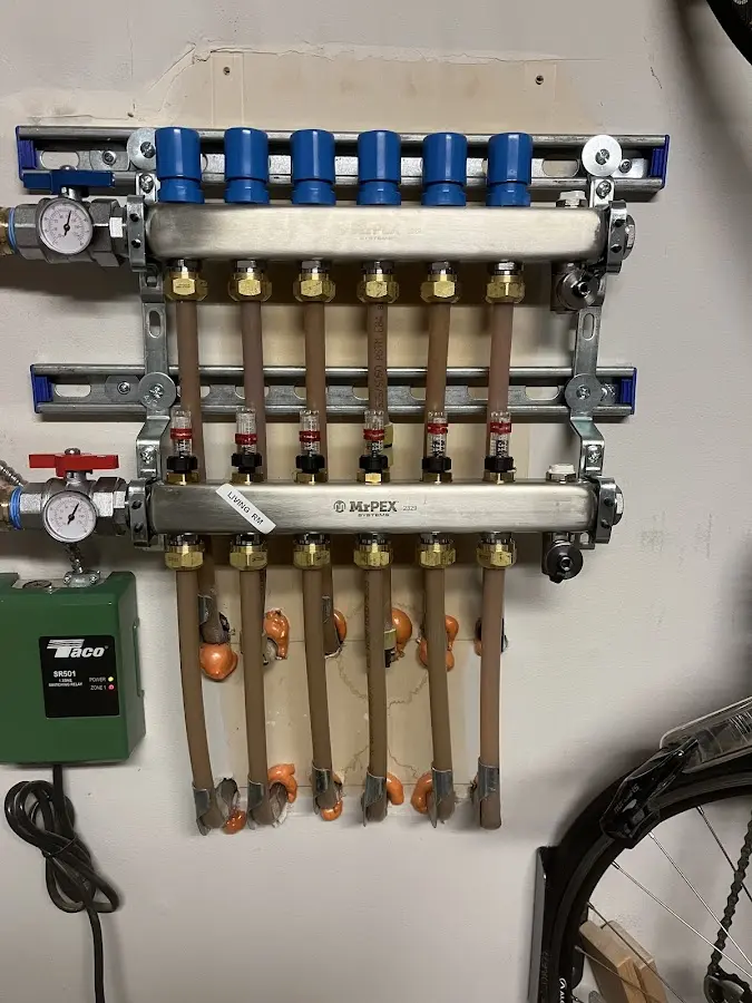 Plumber performing Leak Detection at a residential property in Forest Oaks