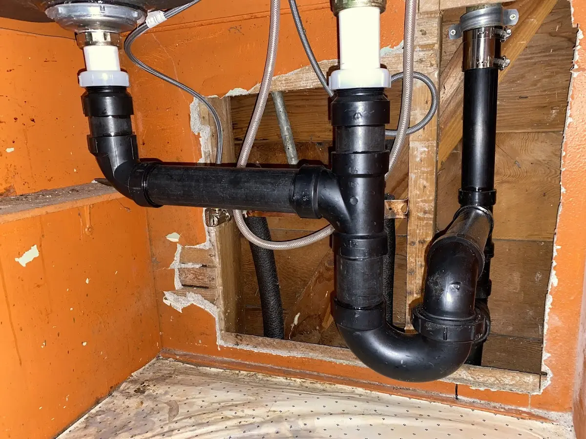 Professional Repiping Services equipment and tools on the job in Forest Oaks